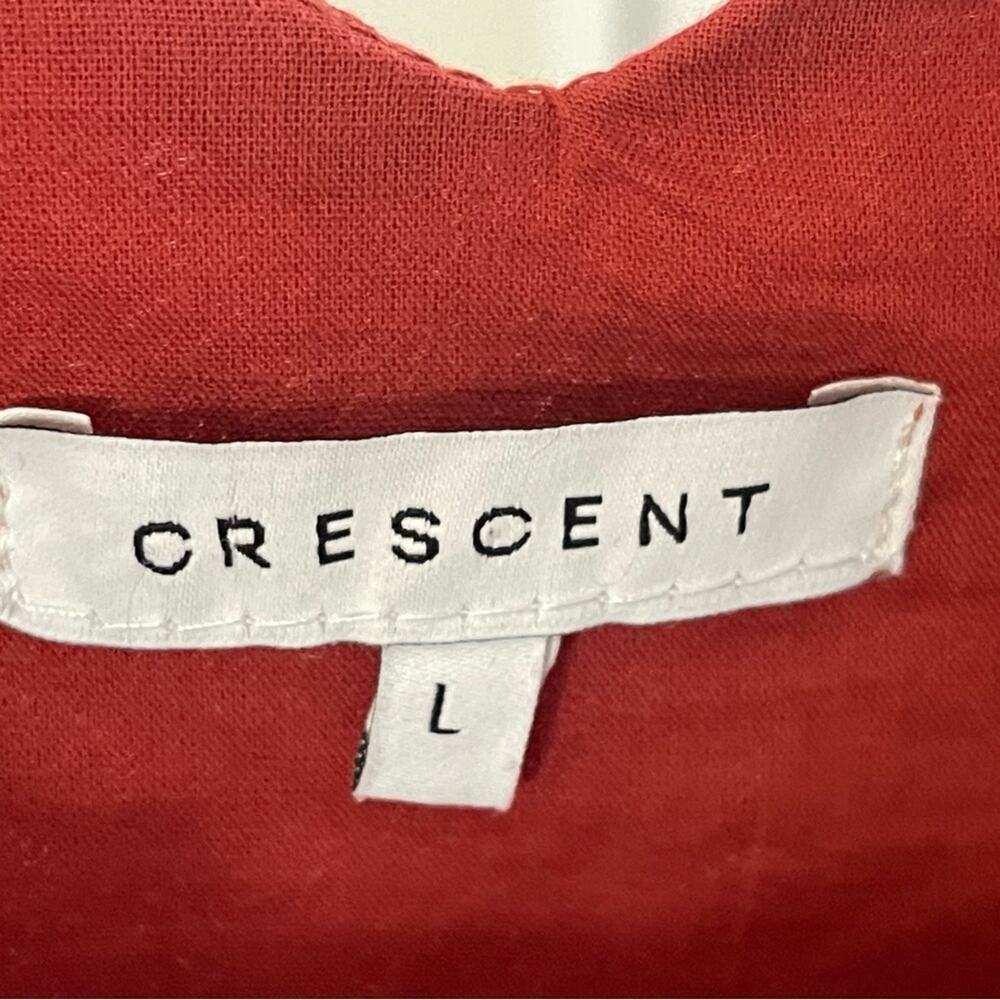 Crescent Sleeveless Cocktail Dress, Rustic Orange, Party, Date, Vacation, L - Picture 8 of 8